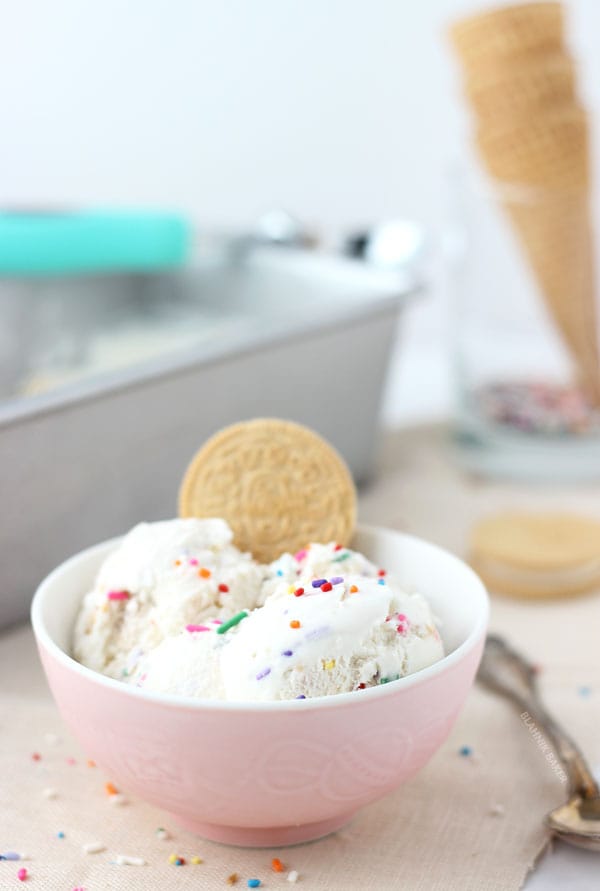 Funfetti Golden Oreo Ice Cream