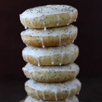 Lemon Poppyseed Baked Donuts
