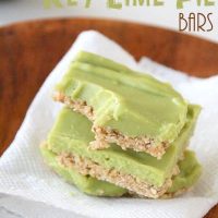 Skinny Vegan Key Lime Pie Bars