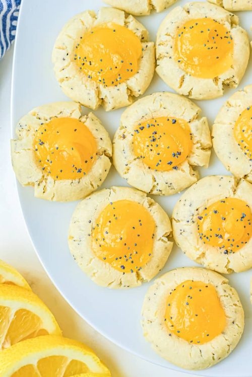 Lemon Poppy Seed Thumbprint Cookies A Classic Twist