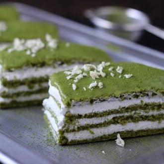 Matcha Genoise Cake