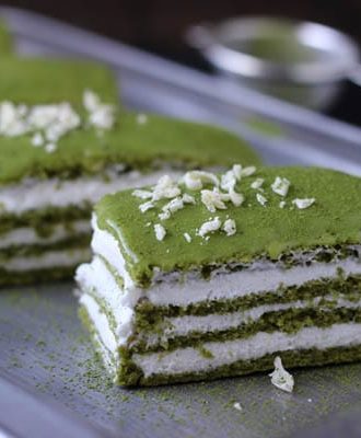 Matcha Genoise Cake