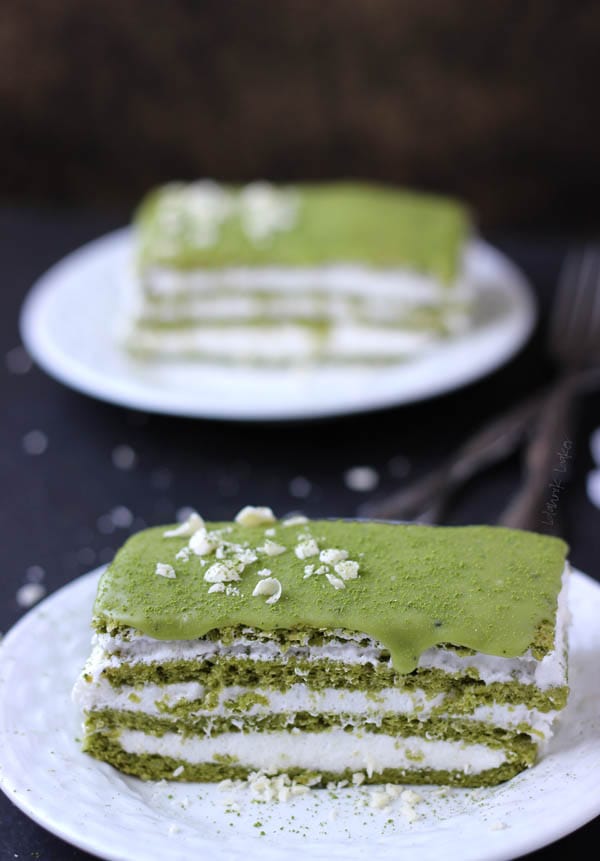 Matcha Genoise Cake