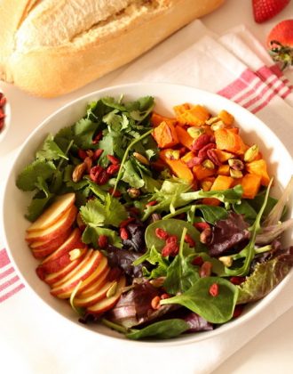 Roasted Butternut and Goji Berry Superfoods Salad