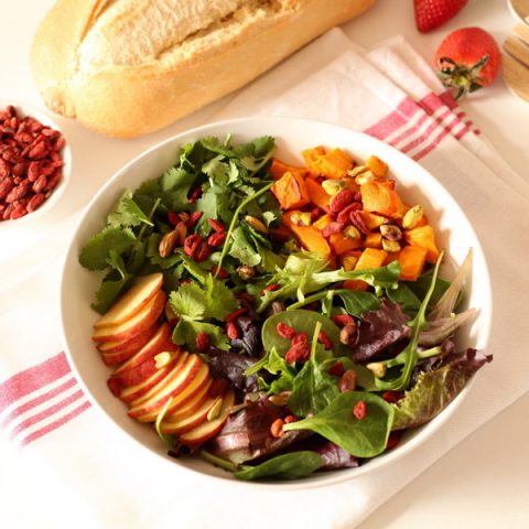 Roasted Butternut and Goji Berry Superfoods Salad