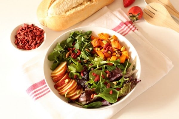 Roasted Butternut and Goji Berry Superfoods Salad
