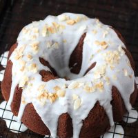 Chocolate Coconut Pound Cake