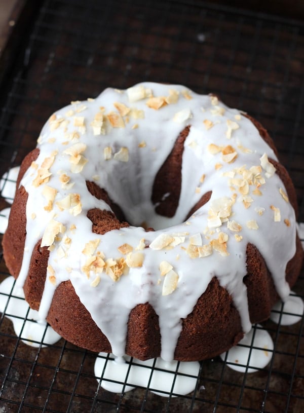 Chocolate Coconut Pound Cake