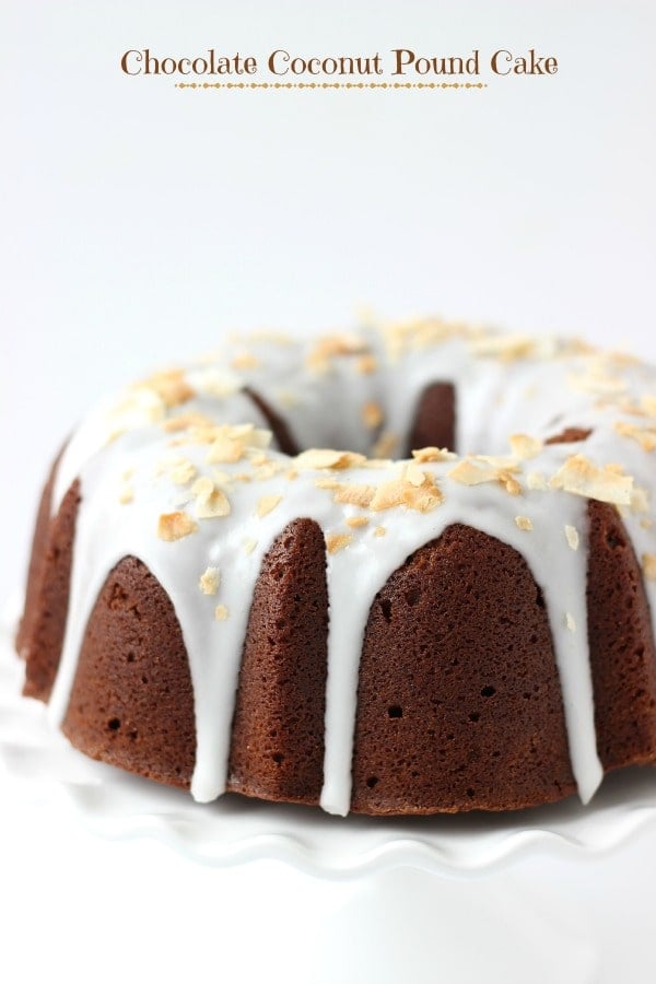 Chocolate Coconut Pound Cake