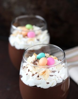 Dark Chocolate Coconut Pudding