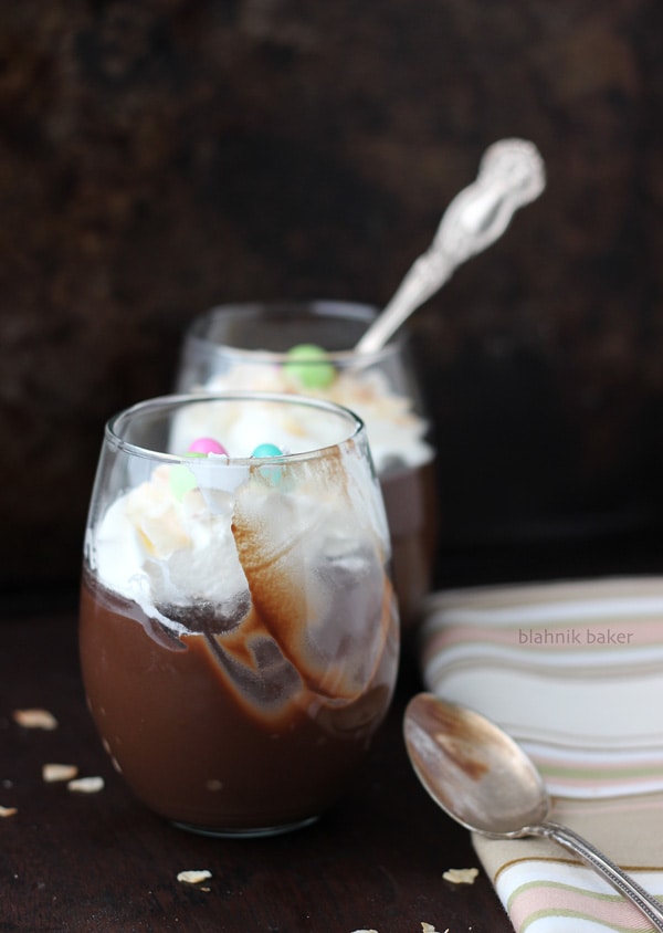 Dark Chocolate Coconut Pudding