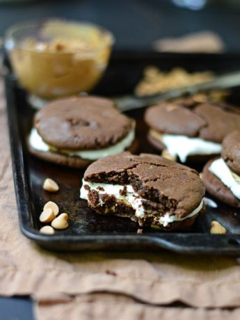 Peanut Butter Chocolate Chip Cookie S'mores