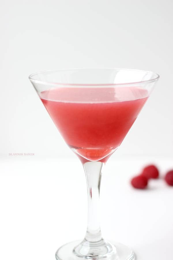Raspberry Rosewater Cocktail