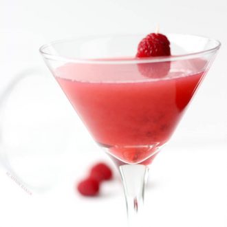 raspberry rosewater martini