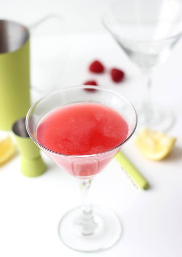 Raspberry Rosewater Cocktail