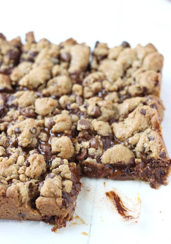 Giant Chocolate Caramel Cookie Twix Bars Recipe