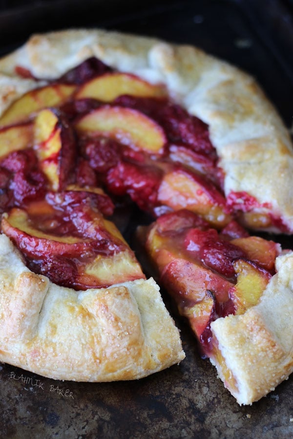 Nectarine and Raspberry Galette Recipe