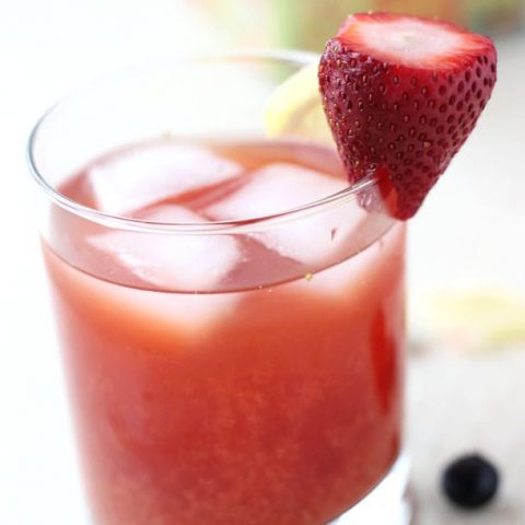 Strawberry Blueberry Iced Tea Lemonade