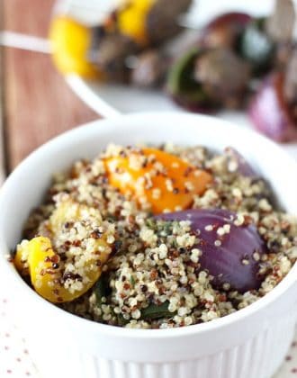 Grilled Steak and Vegetable Quinoa Salad