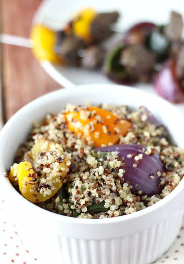 Grilled Steak and Vegetable Quinoa Salad