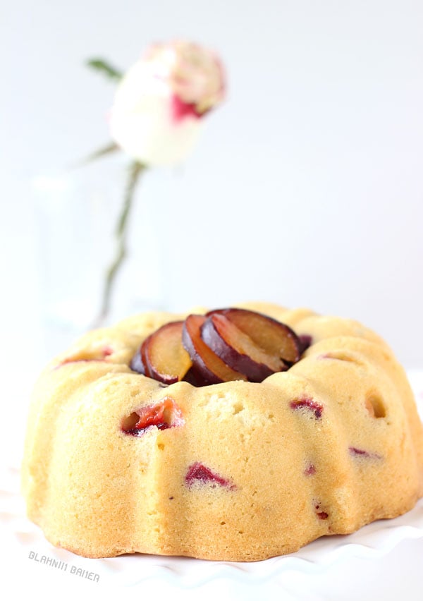 Apricot Rose Pound Cake