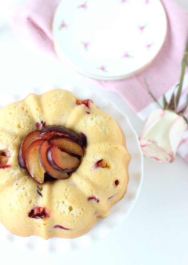 Apricot Rose Pound Cake