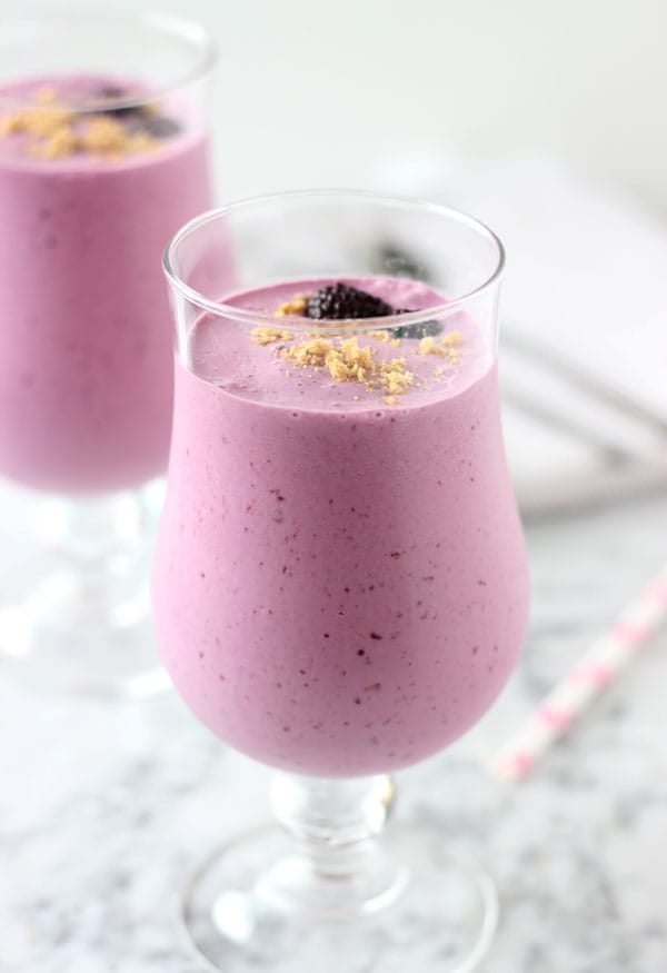 Black Raspberry Cheesecake Milkshake