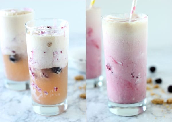 Black Raspberry Cheesecake Milkshake