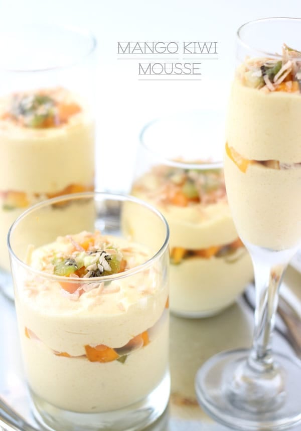 Mango Kiwi Mousse