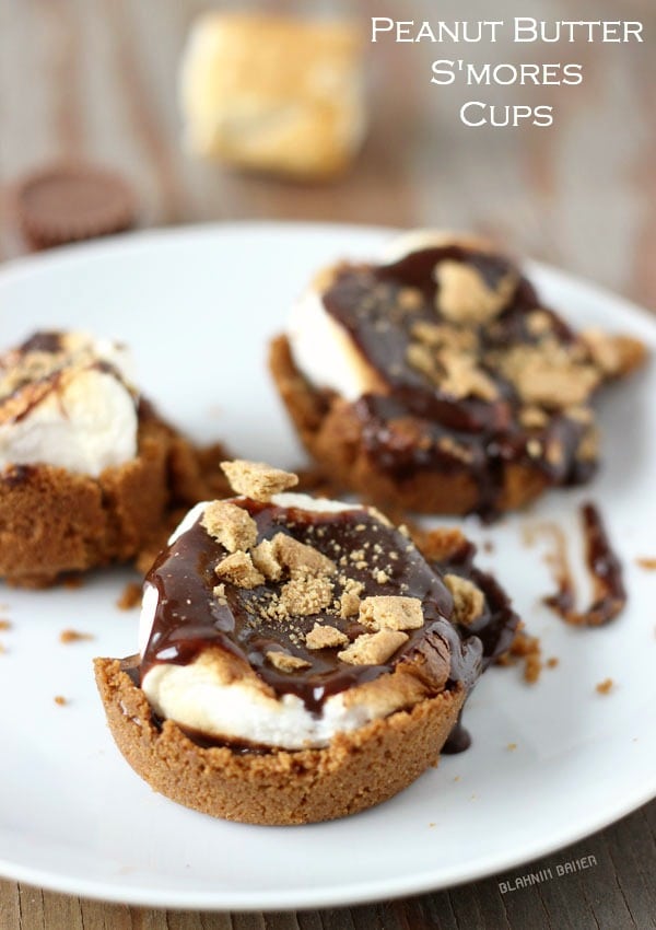 Peanut Butter Smores Cups
