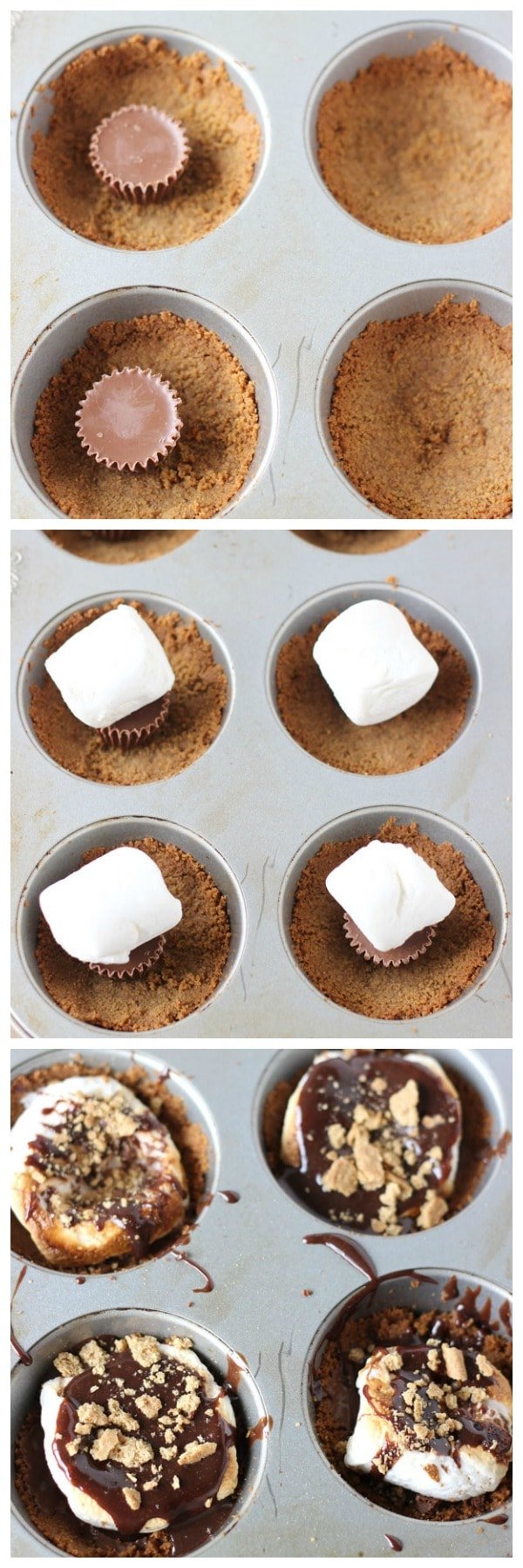 Peanut Butter Smores Cups