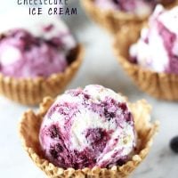 Blueberry Cheesecake Ice Cream