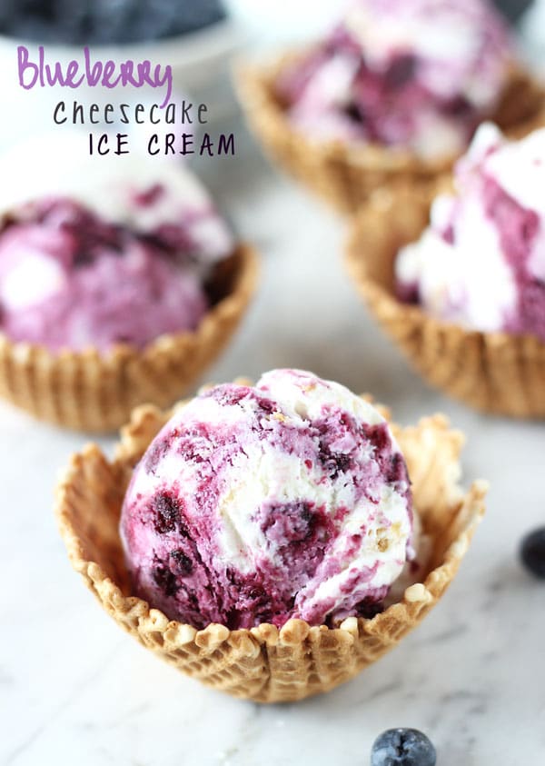 Blueberry Cheesecake Ice Cream