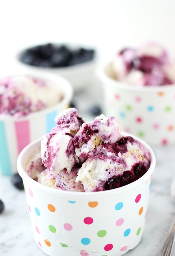 Blueberry Cheesecake Ice Cream