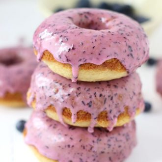 Blueberry Baked Donuts