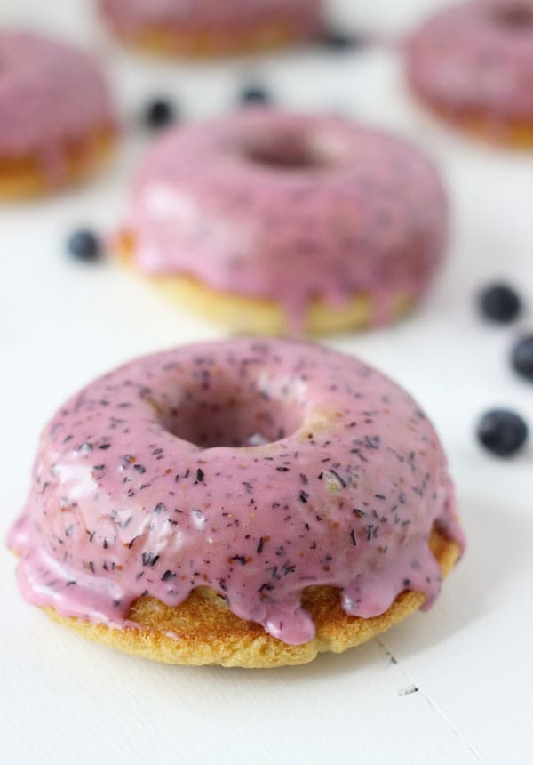 Blueberry Baked Donuts