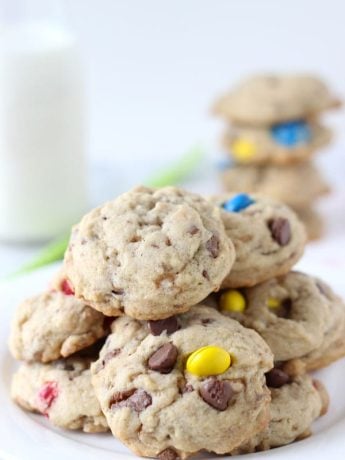 MM Toffee Chocolate Chip Cookies