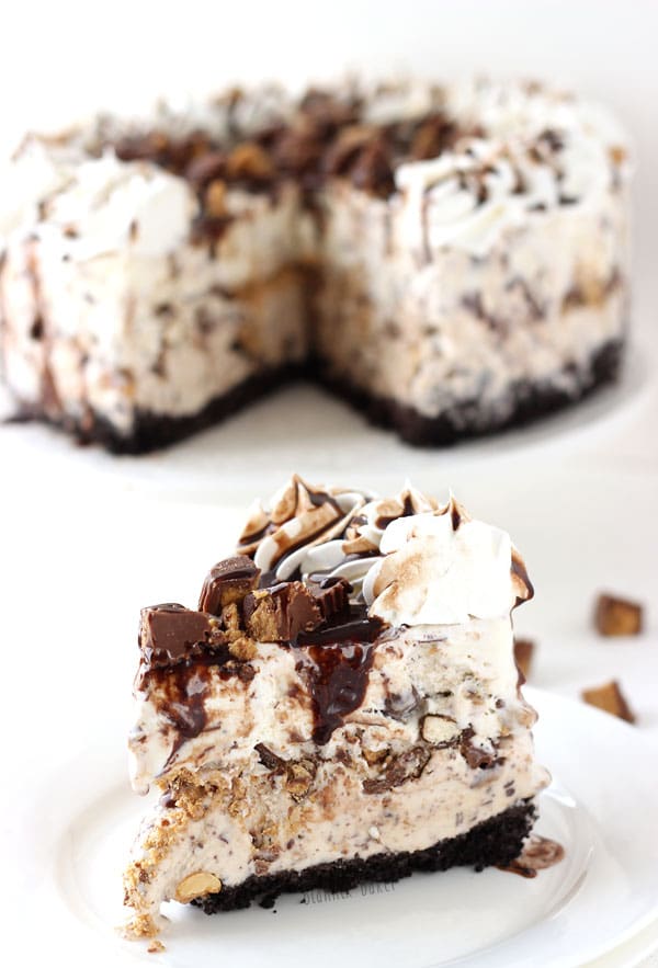 Peanut Butter Chocolate Ice Cream Cake