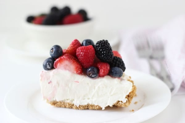 White Chocolate Cheesecake Pie