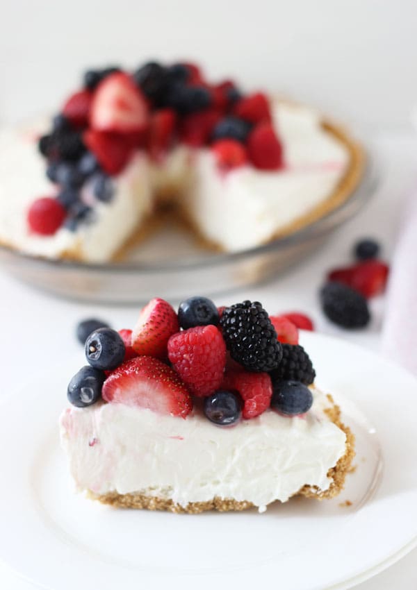 White Chocolate Cheesecake Pie