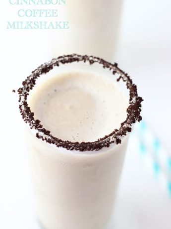 Cinnabon Coffee Milkshake - Cinnabon vodka with coffee liqueur and coffee ice cream makes this shake irresistible!