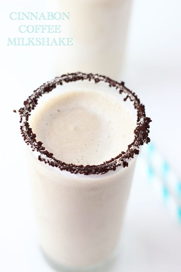 Cinnabon Coffee Milkshake - Cinnabon vodka with coffee liqueur and coffee ice cream makes this shake irresistible!