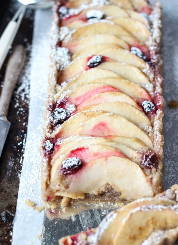 Apple Almond Tart - a gluten-free apple pie in a slice!