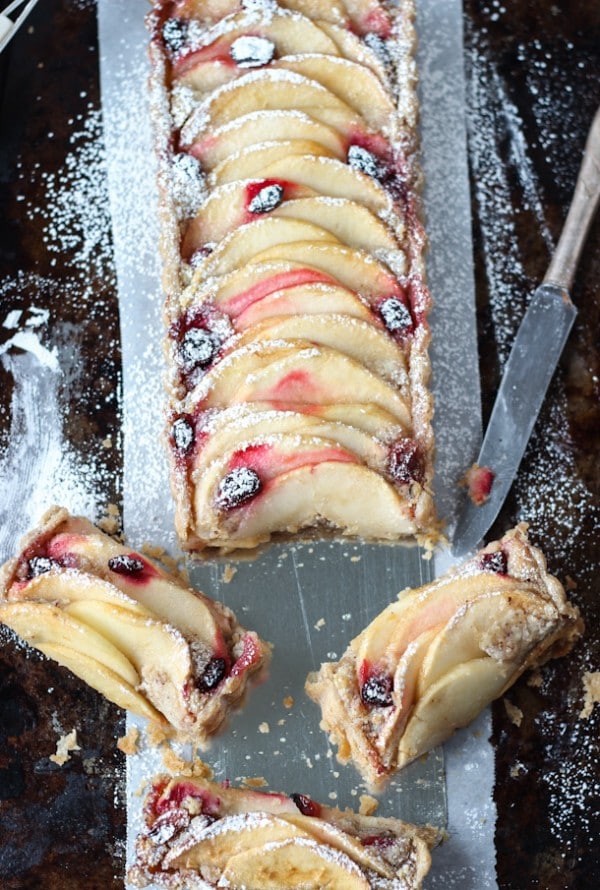 Apple Almond Tart - a gluten-free apple pie in a slice!