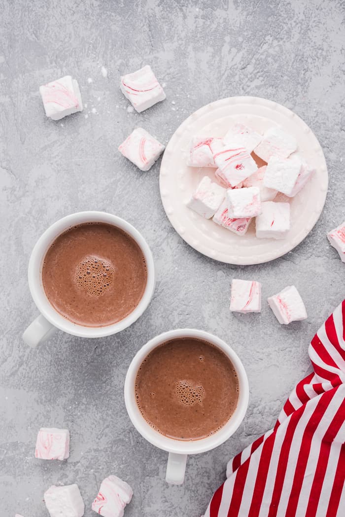 Homemade Peppermint Hot Cocoa