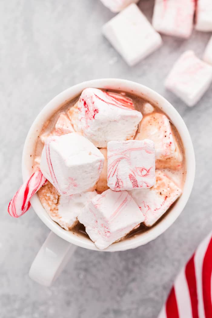 Homemade Peppermint Hot Cocoa