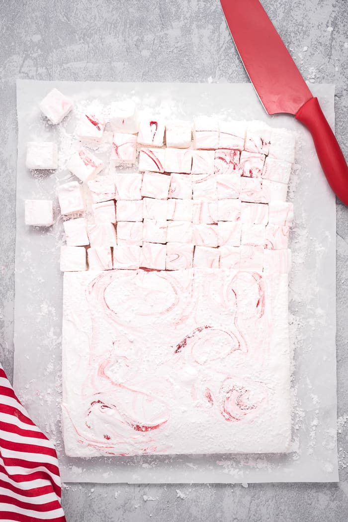 Homemade Peppermint Marshmallows