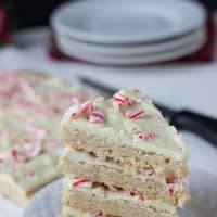 Peppermint Spiced Cookie Bark