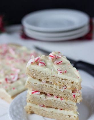 Peppermint Spiced Cookie Bark