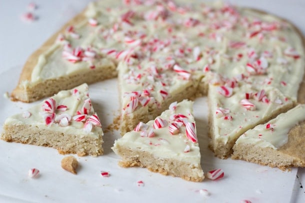 Peppermint Spiced Cookie Bark